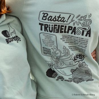 BOS FOOD Hoodie Trüffel, Farbe Salbei, Größe XL, 1 St