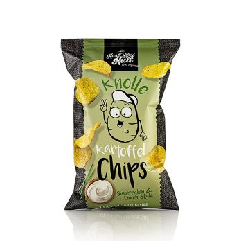 Kartoffelkult - Kartoffelchips mit Sauerrahm, 100 g