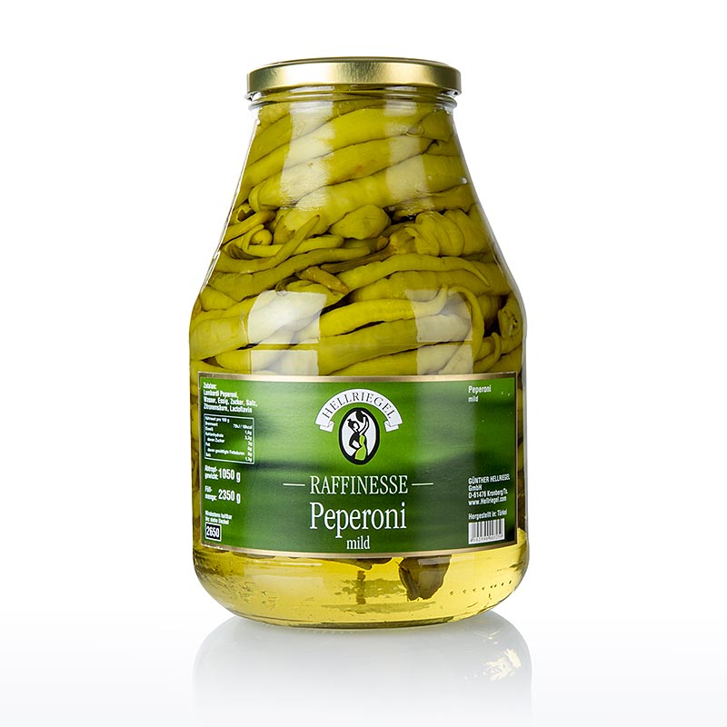 Eingelegte Peperoni Picanterie, mild, Hellriegel, 2,35
