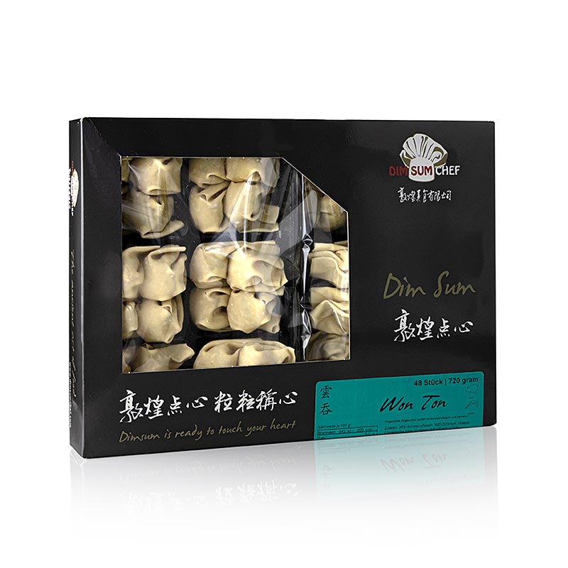 Wan Tan - Won Ton Teigtaschen mit Schweinefleisch/ Shrimps/ Gemüse, TK ...