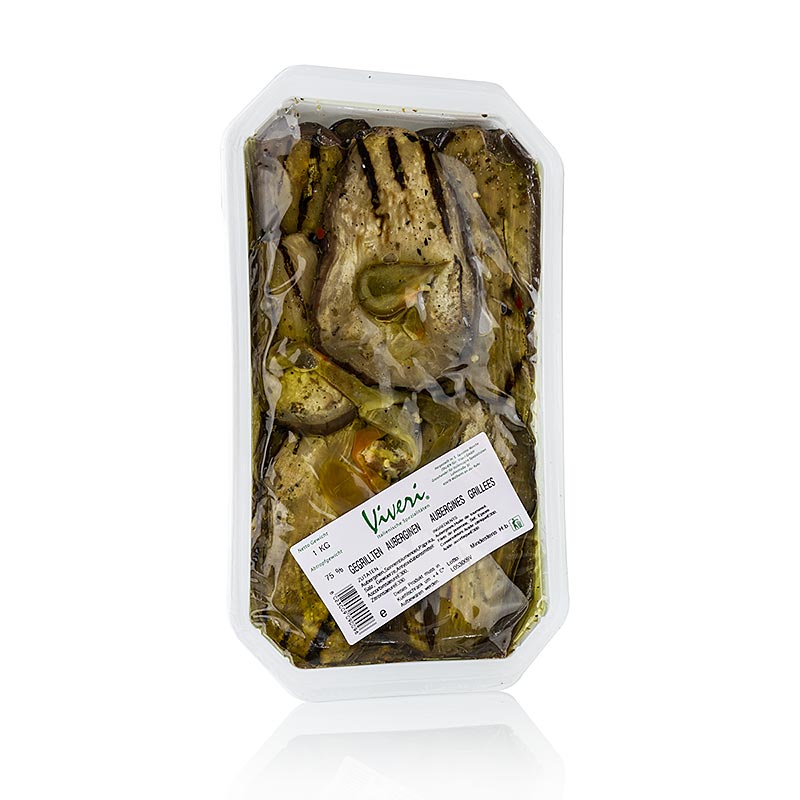 Eingelegte Auberginen, gegrillt, in Sonnenblumenöl, 1 kg | BOS FOOD ...