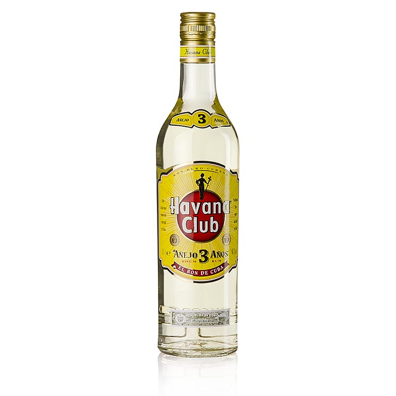 Havana Club Anejo 3 Anos Rum, 3 Jahre, goldgelb, 40% vol., 700 ml | BOS  FOOD Onlineshop