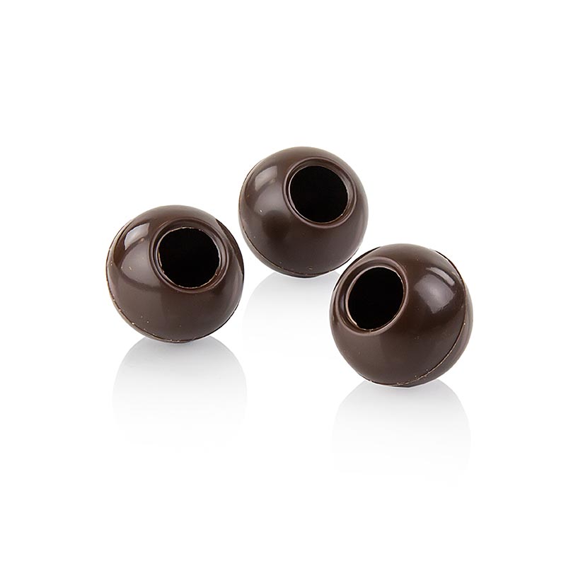 Trüffel-Hohlkugeln, Zartbitterschokolade, ø 29mm, Läderach, 1,436 kg ...