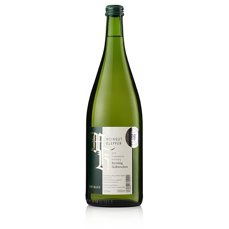 18er Riesling Halbtrocken 12 Vol Klepper 1 L Bos Food Onlineshop