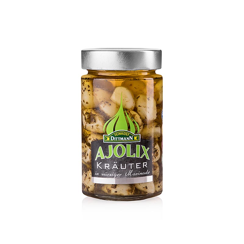 Ajolix Kräuter, Knoblauch in Kräutermarinade, Dittmann, 230 g | BOS ...