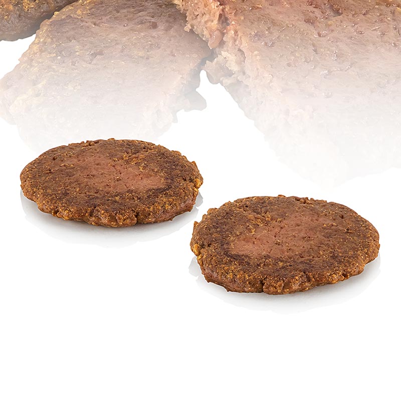Erbsenprotein Burger Patties, vegan, ca. 12cm Ø, TK, Hela, 5 kg, 40 x