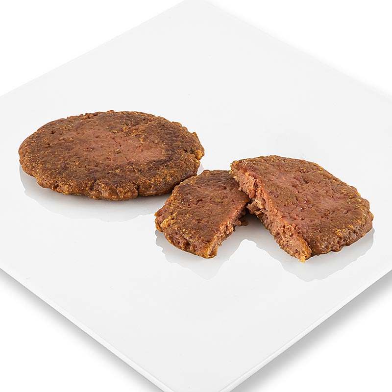 Erbsenprotein Burger Patties, vegan, ca. 12cm Ø, TK, Hela, 5 kg, 40 x