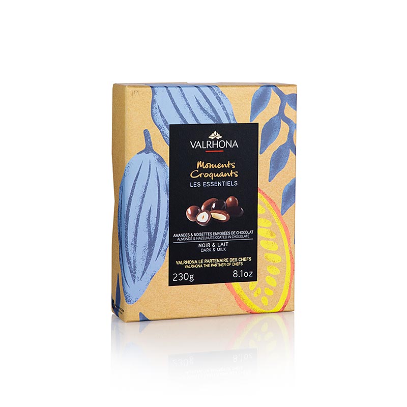 Valrhona Equinoxe Kugel, Mandeln &amp; Haselnuss in Bitter u. Milch ...
