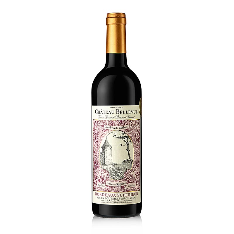 Bellevue FOOD Bordeaux 750 ml Chateau Superieur, , BOS | Onlineshop 2020er trocken,13,5% vol.,