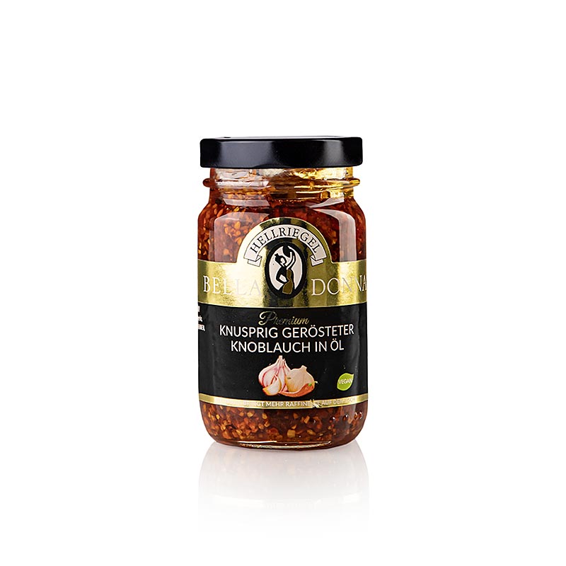 Knusprig gerösteter Knoblauch in Öl, scharf, Hellriegel, 115 g | BOS ...